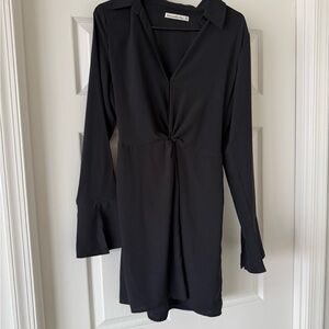 Abercrombie & Fitch Black Long Sleeve Dress